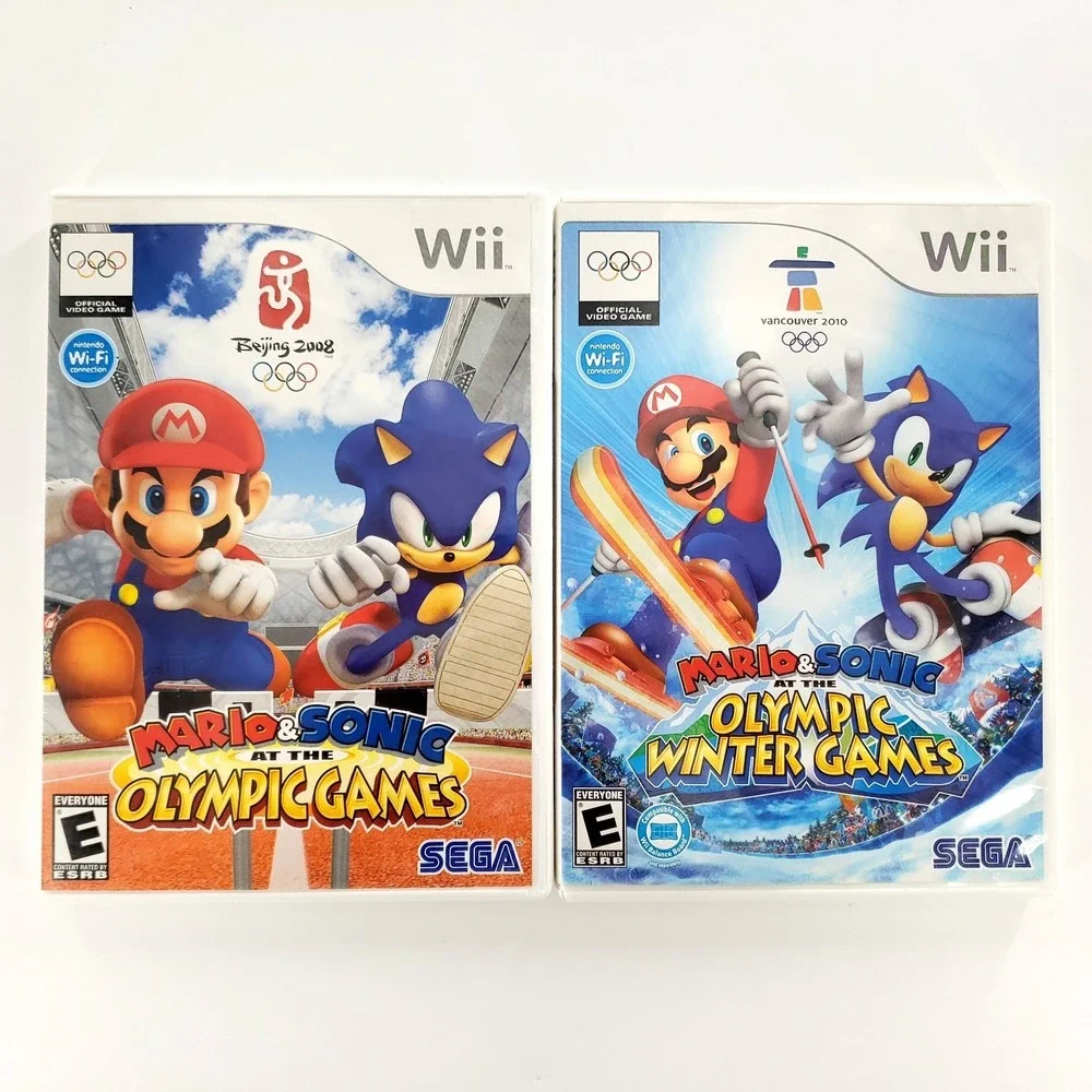 Mario & Sonic at the Olympic Games & Olympic Winter Games Nintendo Wii Complete